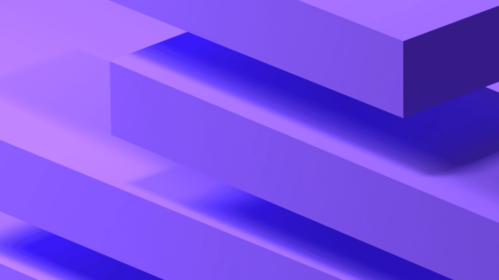 Four purple blocks stacked up