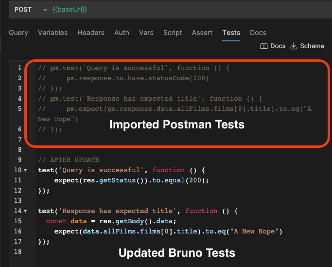 Exploring if Bruno is a viable alternative API testing tool to Postman