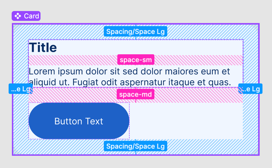 Design system simple card component