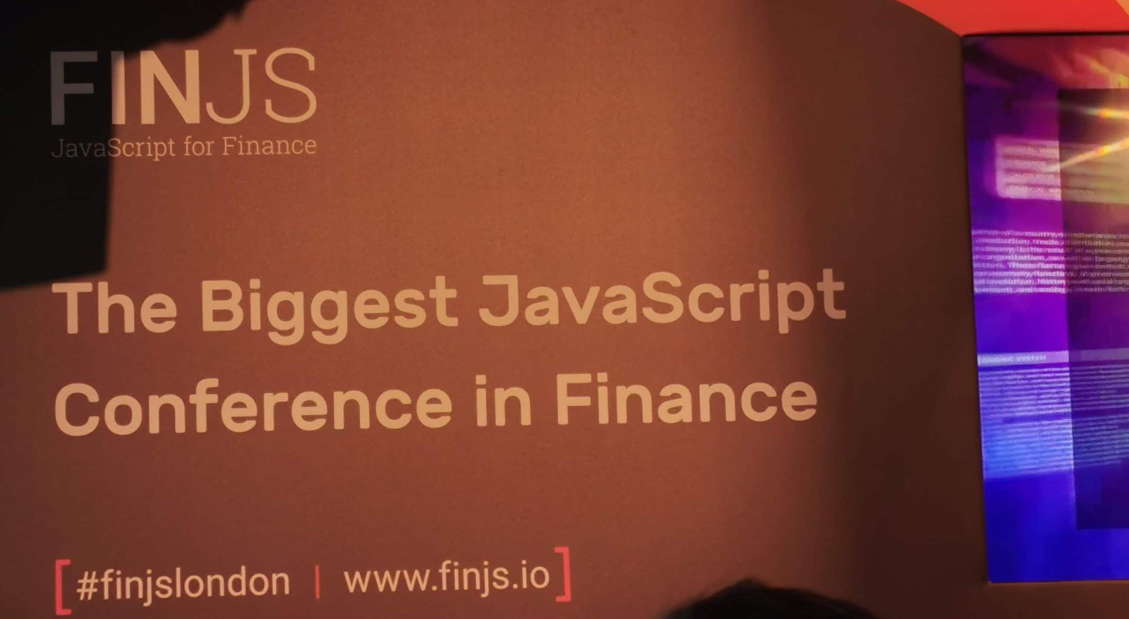 FinJS the biggest JavaScript Conference in Finance