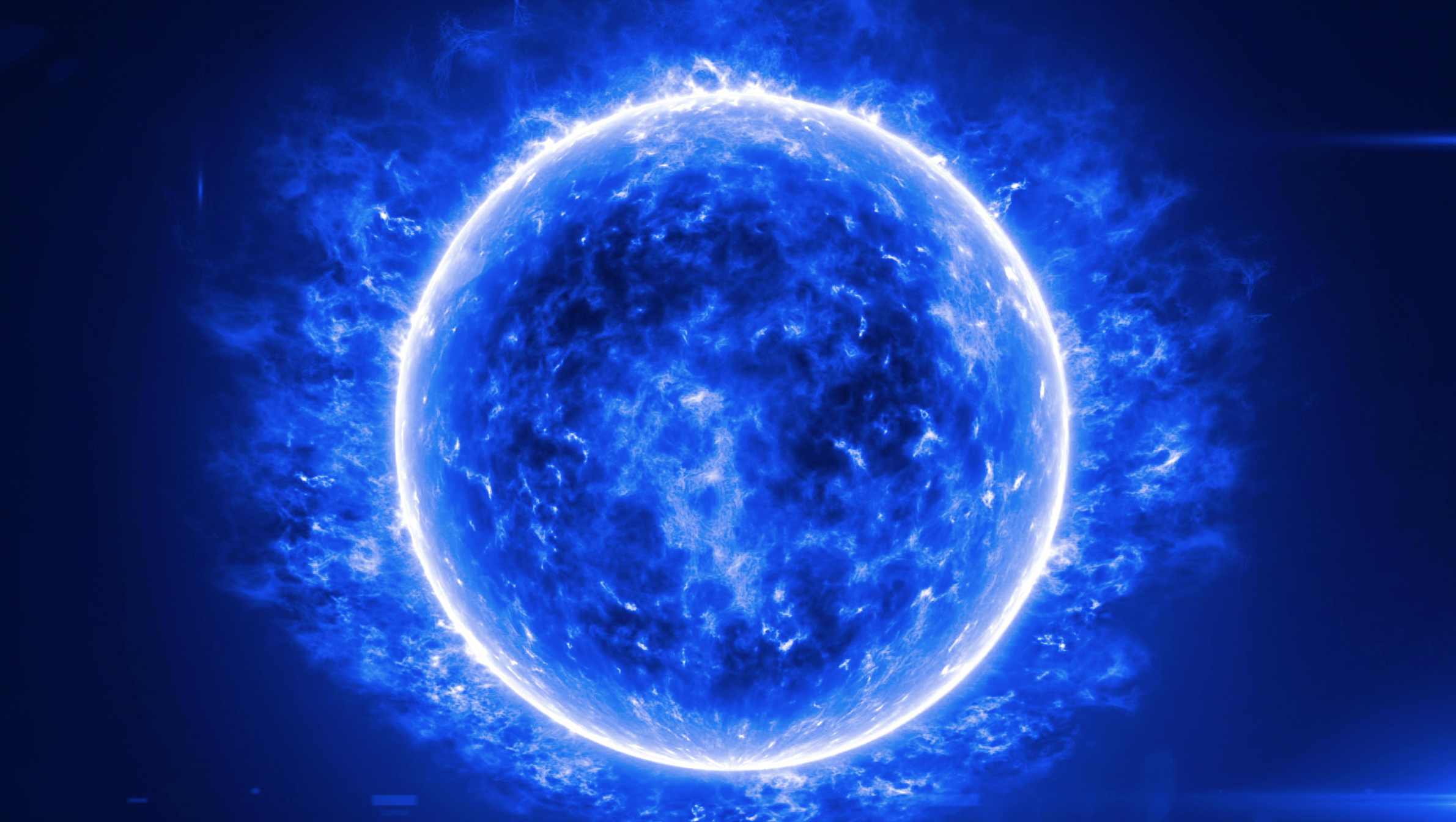 Customer Story - Fiery sphere that looks like a blue sun